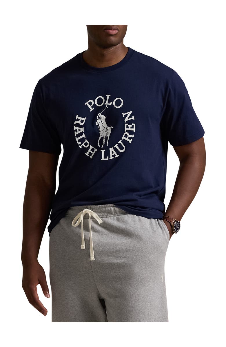 Polo Ralph Lauren Big & Tall Circle Graphic Tee, Main, color, 