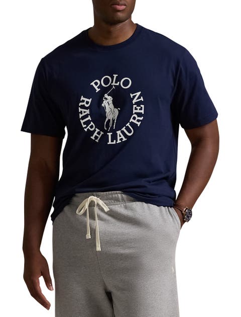 Big & Tall Circle Graphic Tee
