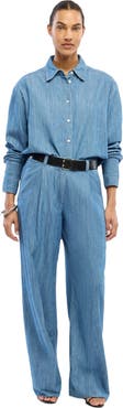 Another Tomorrow Chambray Shirt