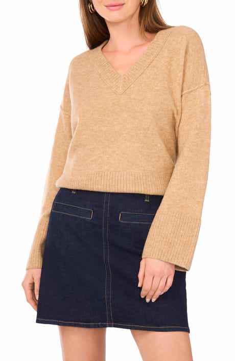Vince Camuto High-Low V-Neck Sweater
