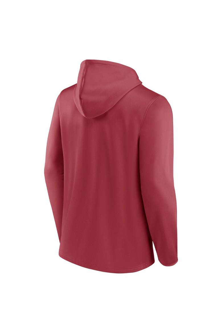 Men's Fanatics Cardinal/Black Arizona Cardinals Ball Carrier Full-Zip Hoodie, Alternate, color, Cardinal