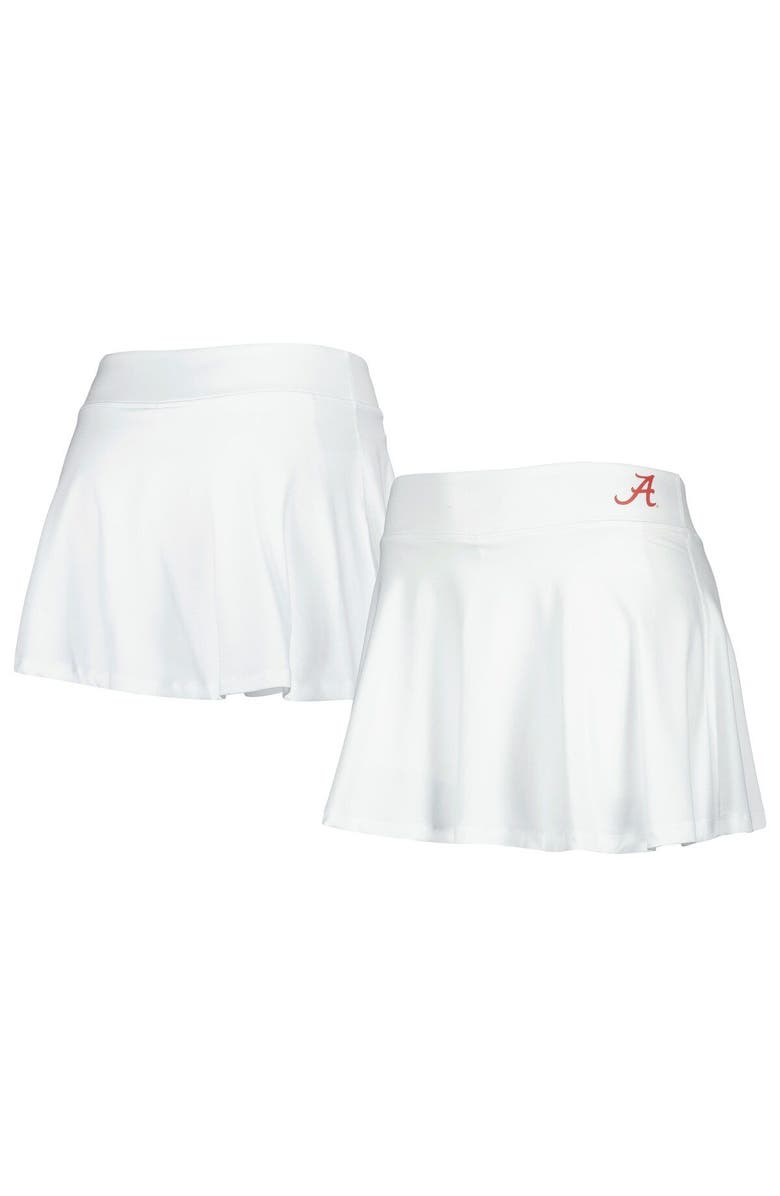 ZOOZATZ Women's ZooZatz White Alabama Crimson Tide Flowy Skort, Main, color,