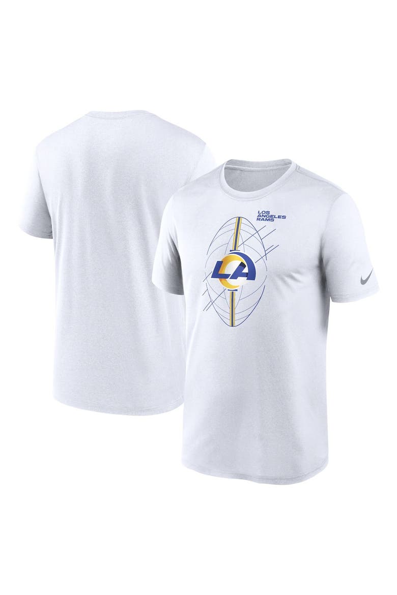 Men's Nike  White Los Angeles Rams Legend Icon Performance T-Shirt, Main, color, White
