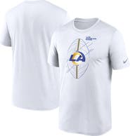 Nike Men's Nike  White Los Angeles Rams Legend Icon Performance T-Shirt