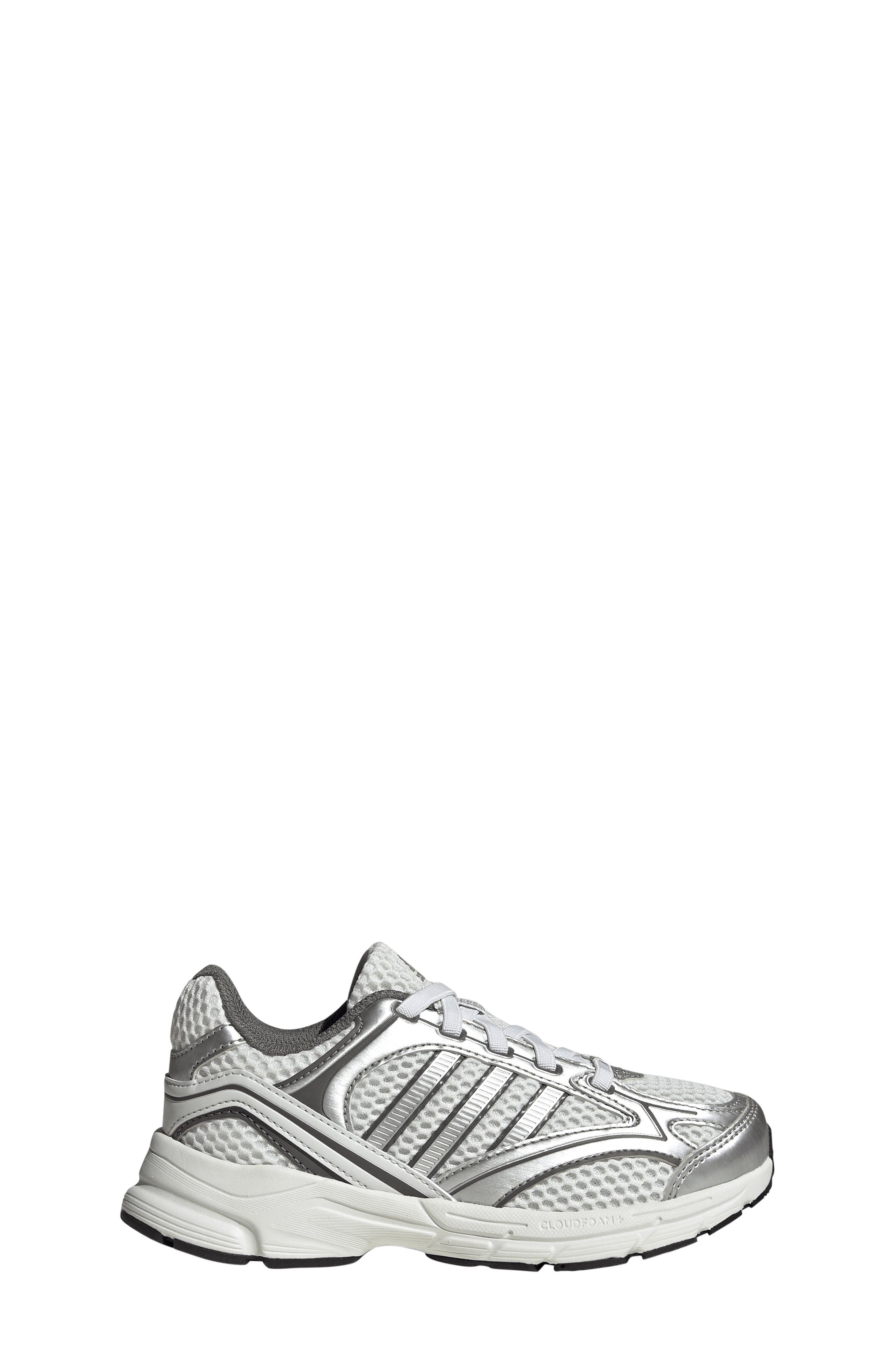 Kids' Spiritain EL C Running Shoe, Alternate, color, CRYSTAL WHITE/ SILVER/ GREY