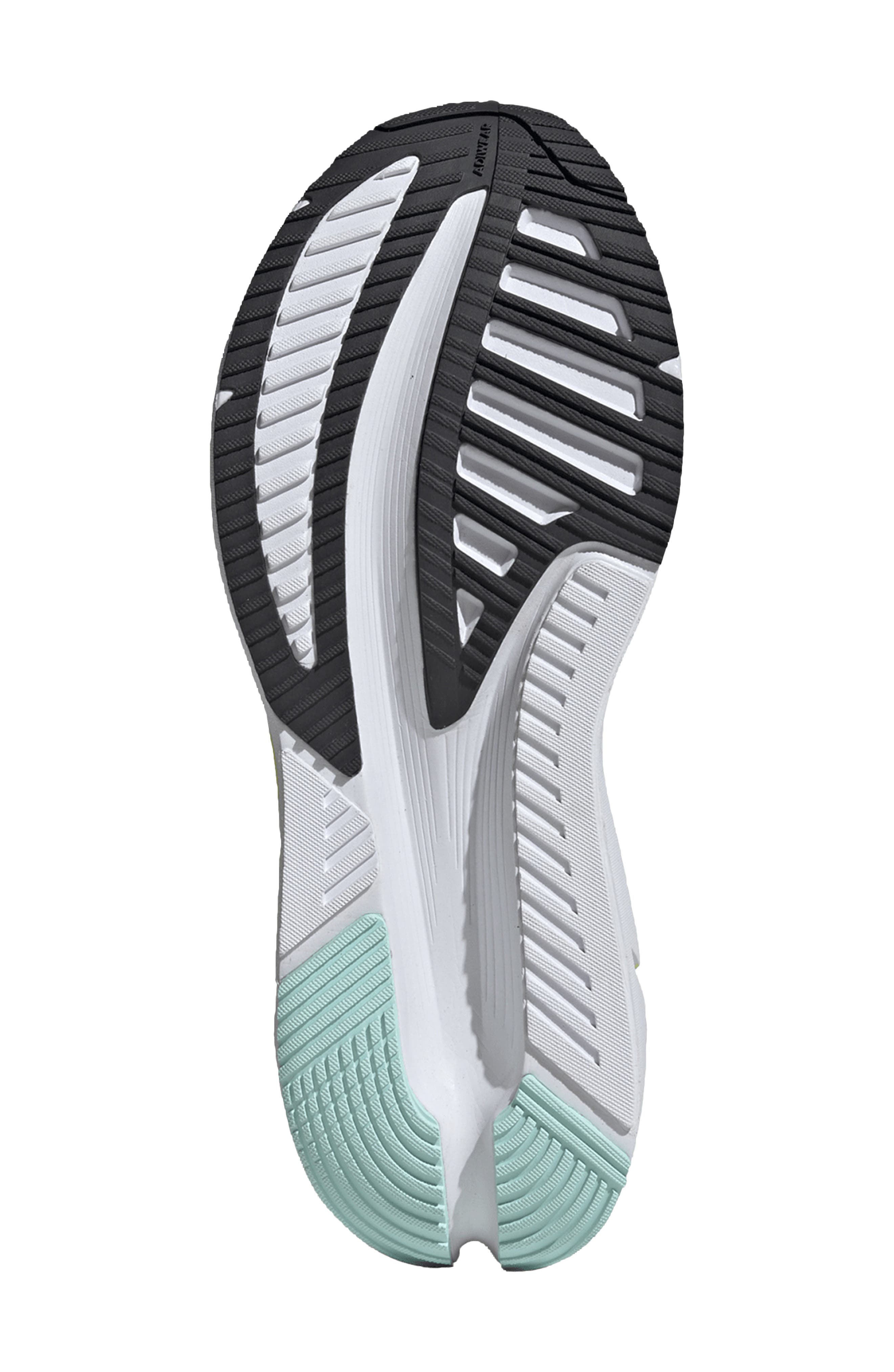 adidas Adistar 3 Running Shoe, Alternate, color, White/ Black/ Pulse Lime