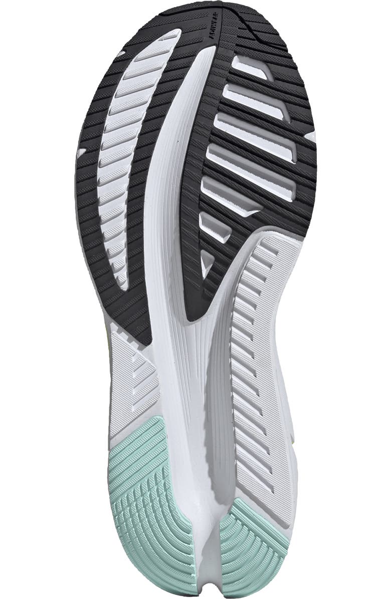 adidas Adistar 3 Running Shoe, Alternate, color, White/ Black/ Pulse Lime