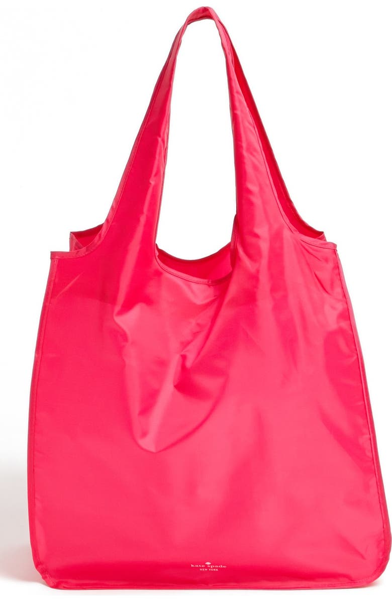 Kate Spade New York 'treat yourself' reusable shopping tote, Alternate, color,