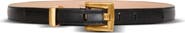 Balmain Anthem belt in calfskin leather