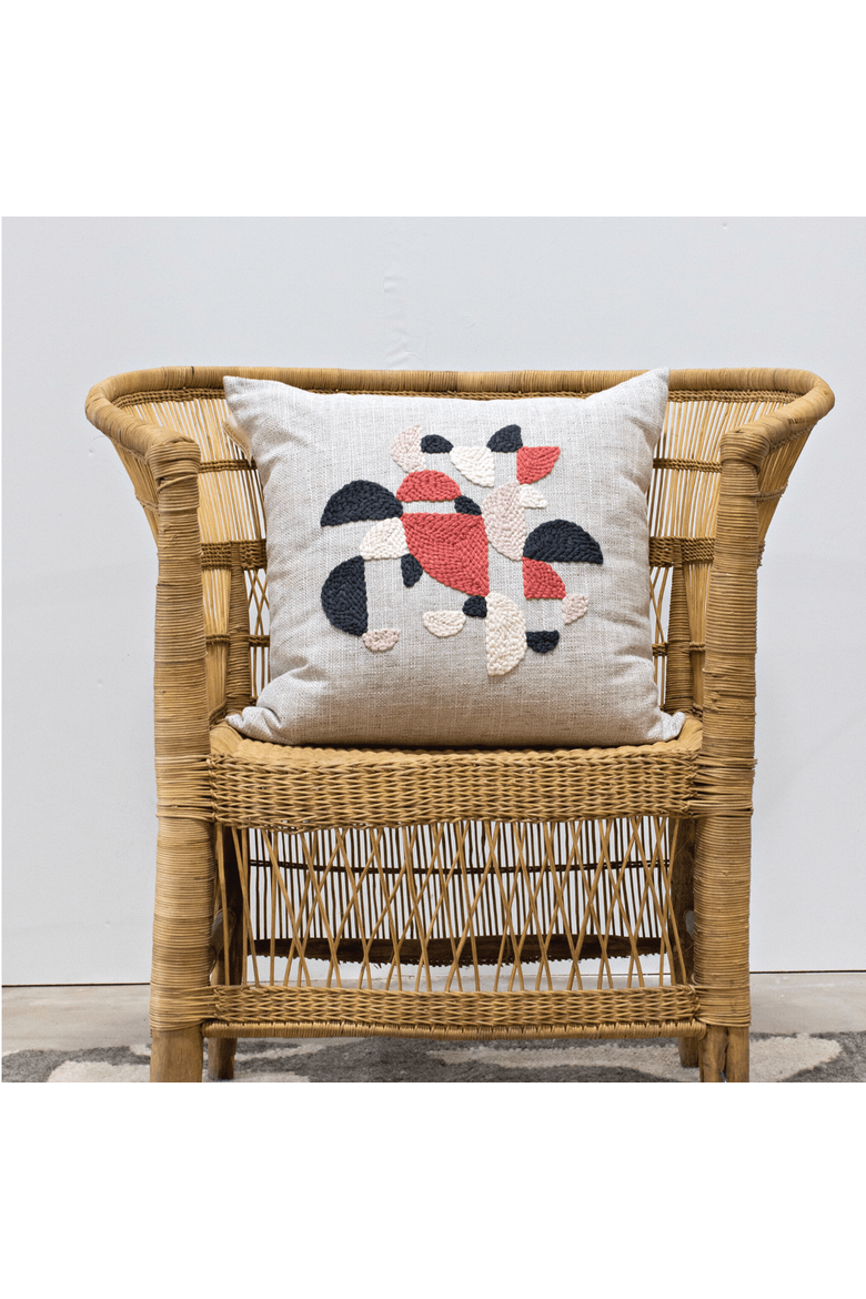Indilinga Throw Pillow - with Insert, Alternate, color, Natural