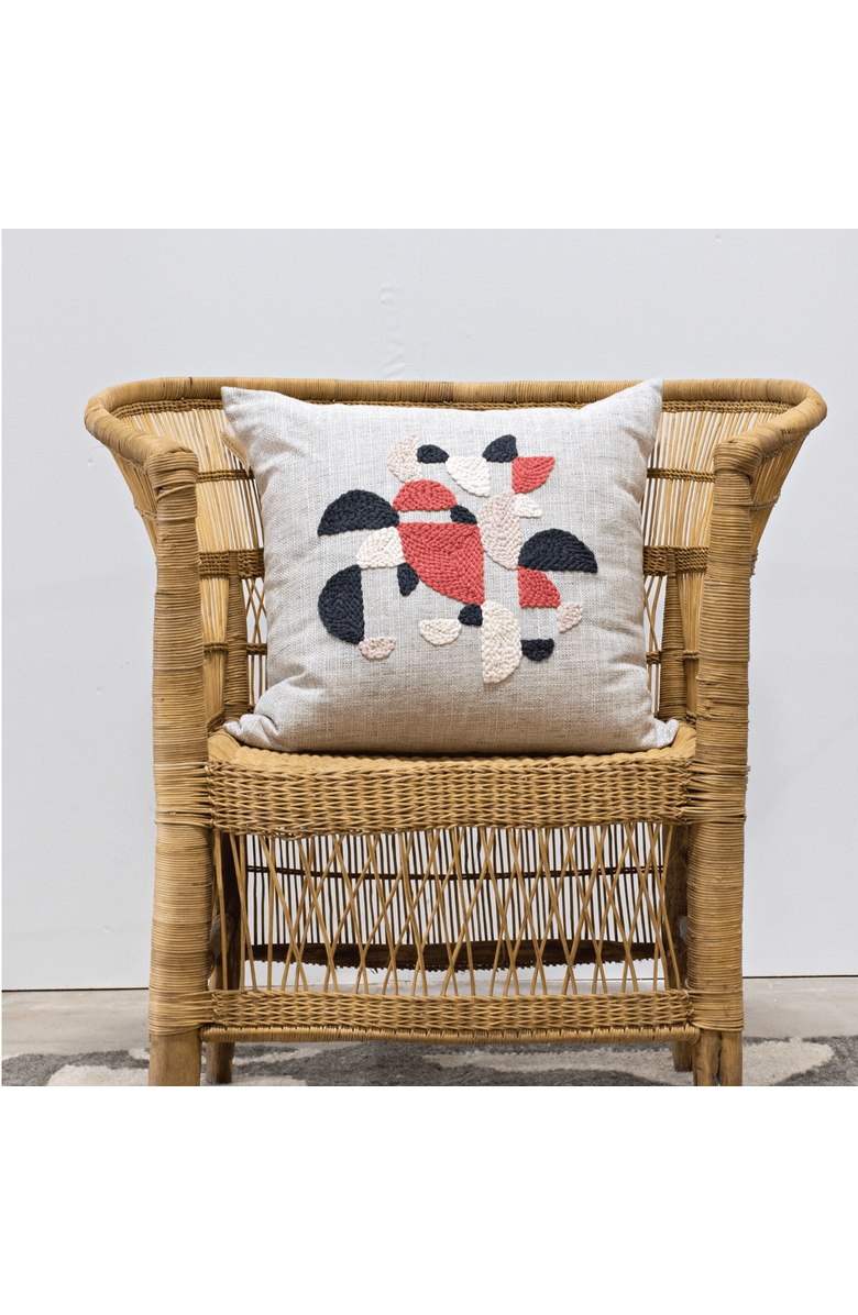 kanju Interiors Indilinga Throw Pillow - with Insert, Alternate, color, Natural