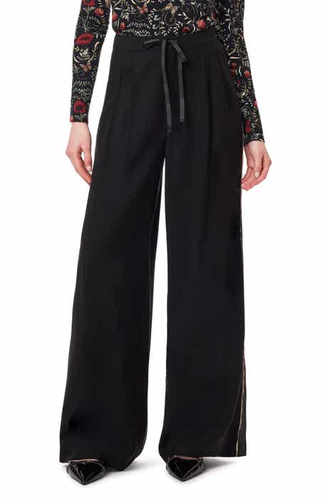 Tie Waist Wide Leg Pants