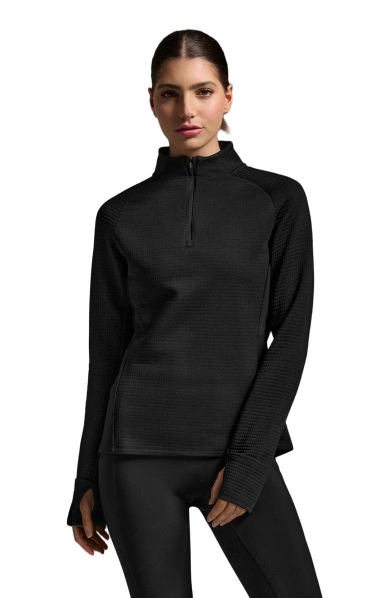 2XU Women's Ignition Haptic 1/4 Zip, Alternate, color, Black/Silver Reflective
