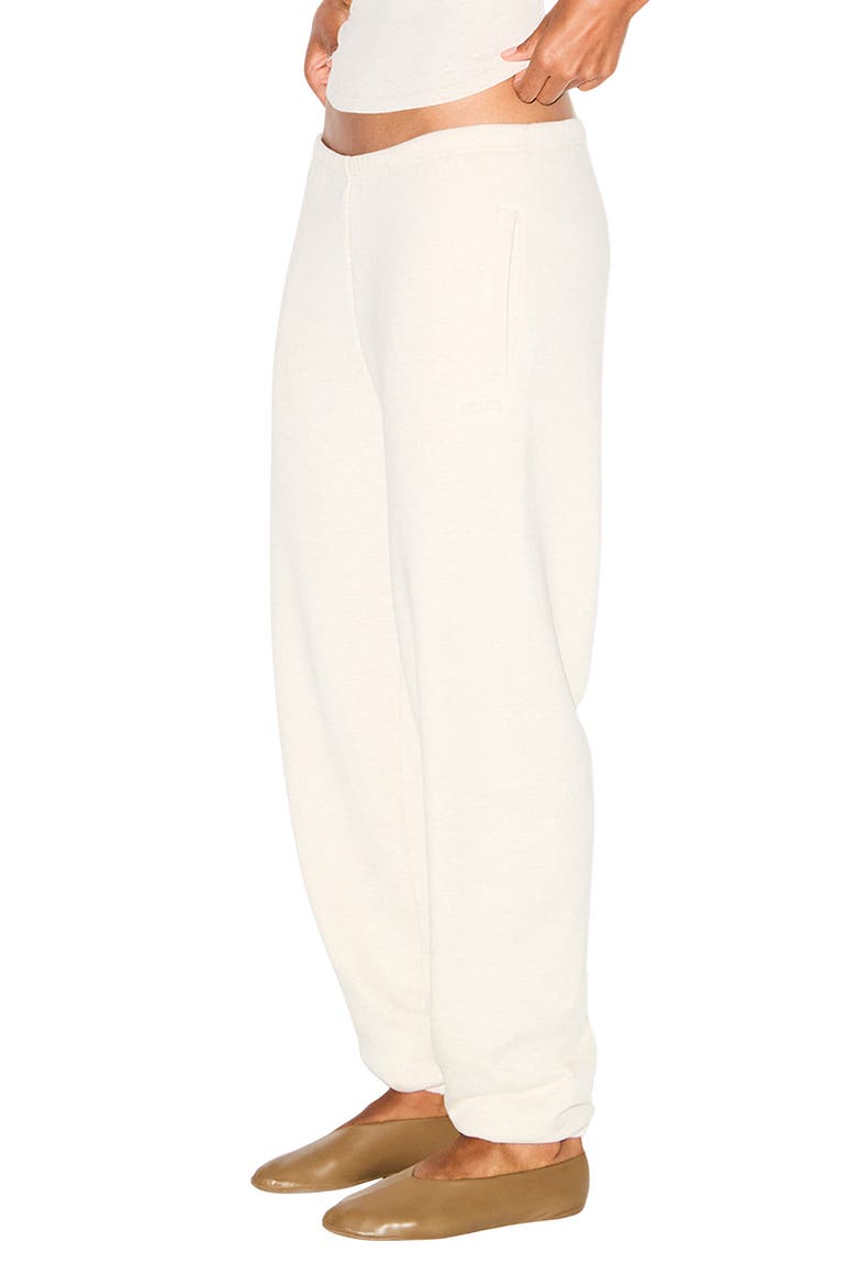 Cotton Fleece Blend Classic Joggers, Alternate, color, OATMEAL HEATHER