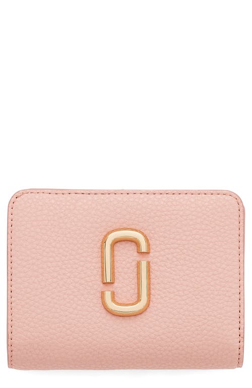 Marc Jacobs The Mini J Marc Compact Wallet In Pink