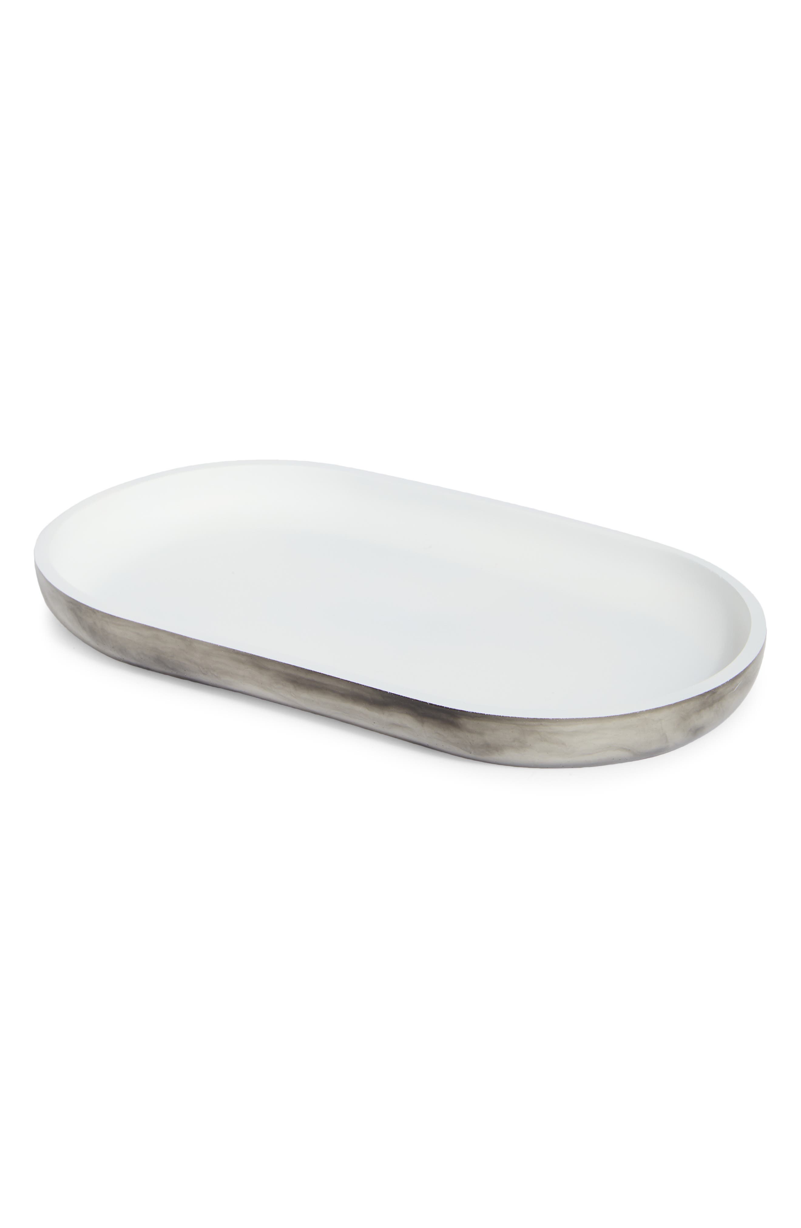 Marble Resin Vanity Tray