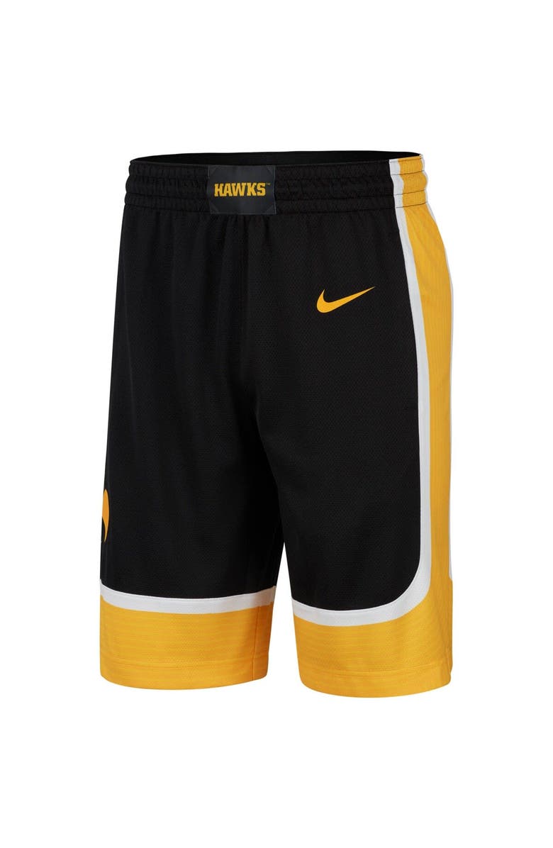 Nike Men's Nike Black Iowa Hawkeyes Replica Team Performance Basketball Shorts, Alternate, color,