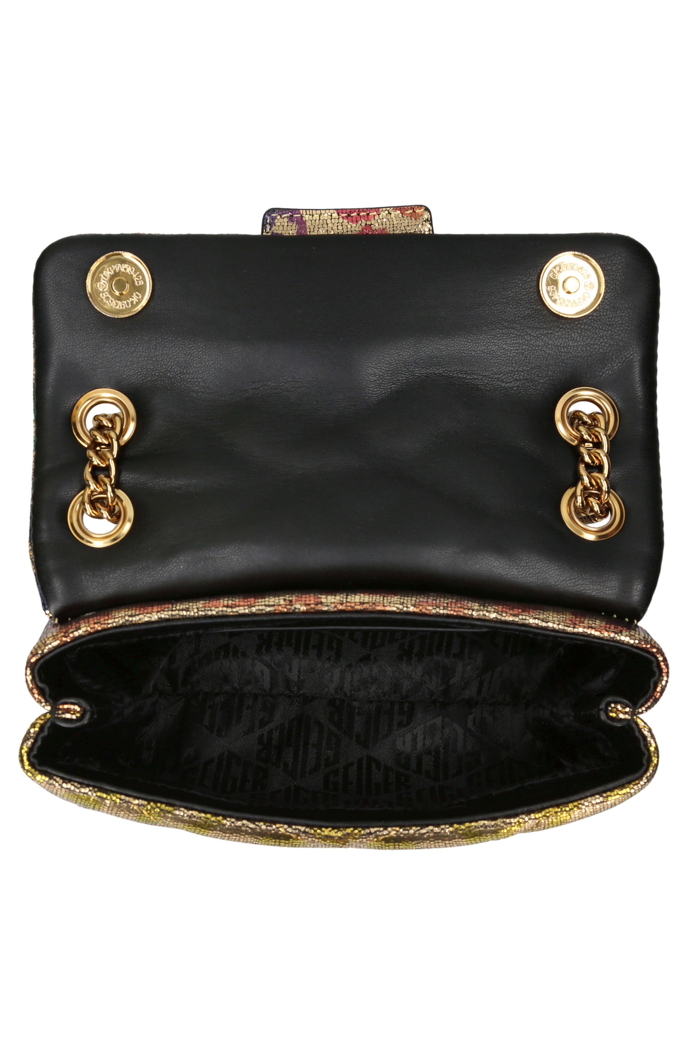 Kurt Geiger London Mini Kensington Leather Crossbody Bag, Alternate, color, 