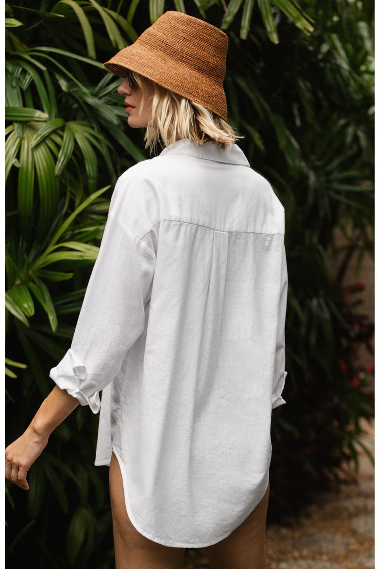 Soleil Shirt, Alternate, color, White