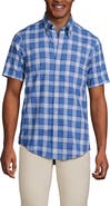 Lands' End Short Sleeve No Iron Twill Shirt