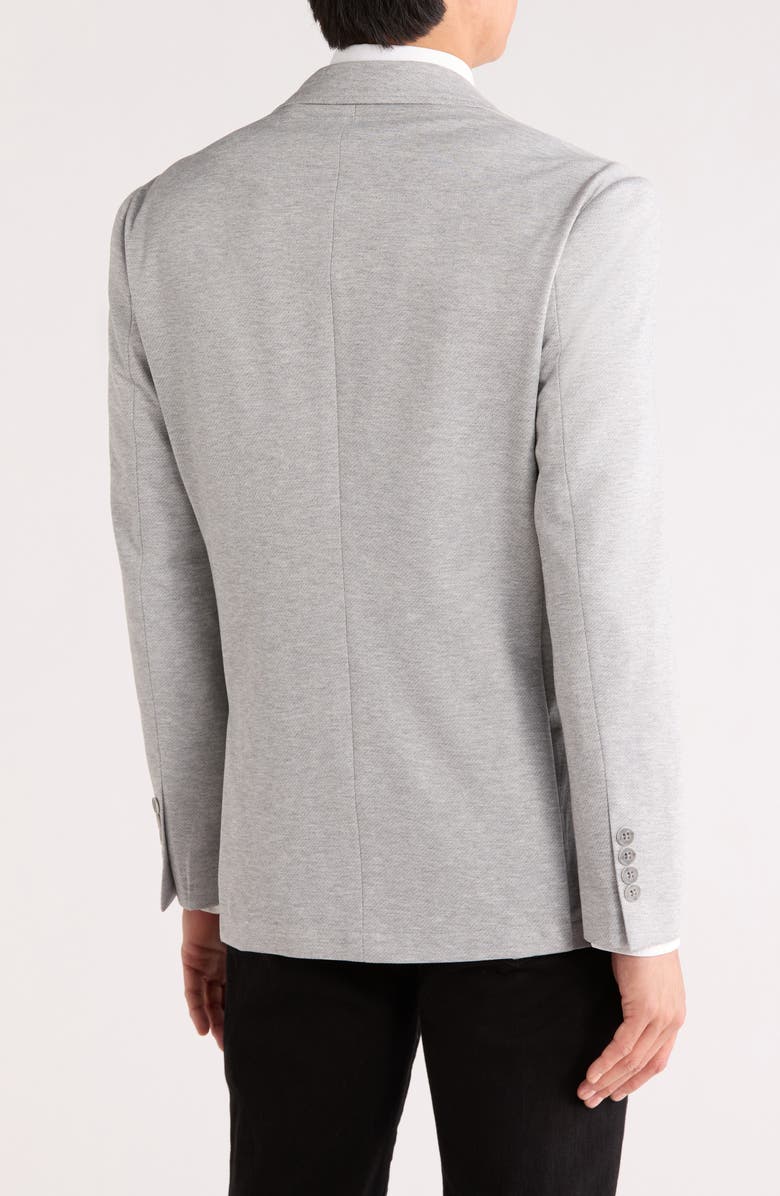 Lucky Brand Twill Knit Sport Coat, Alternate, color, Grey