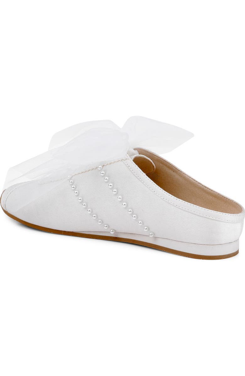 Badgley Mischka Collection Willy Mule Sneaker, Alternate, color, White Crepe