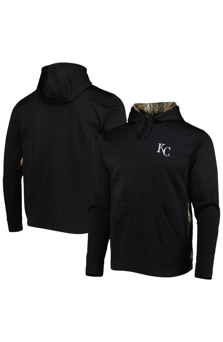 DUNBROOKE Men's Dunbrooke Black/Camo Kansas City Royals Ranger Pullover Hoodie, Alternate, color, Black