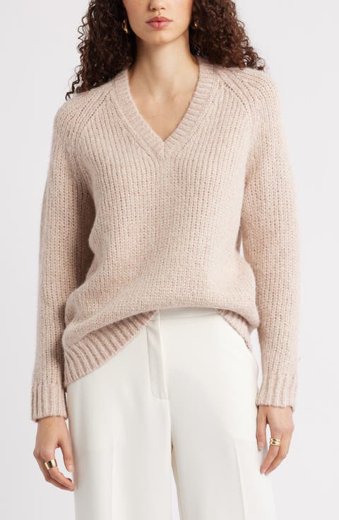 Sparkle V-Neck Sweater