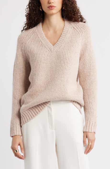 Nordstrom Sparkle V-Neck Sweater