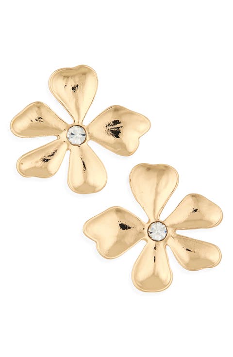 Statement Flower Stud Earrings