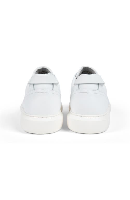 Anthony Veer Men's Lucas Lace Less Sneaker In White