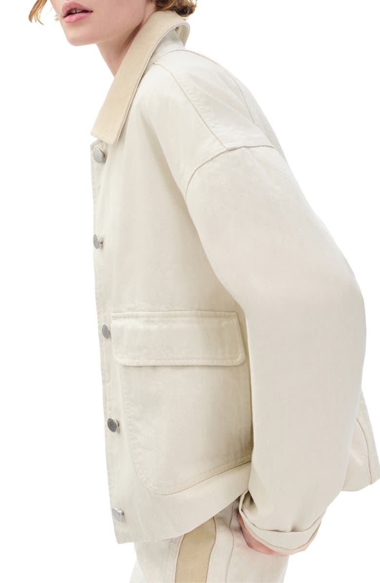 rag & bone/JEAN Natalia Denim Jacket, Alternate, color, Two Stone