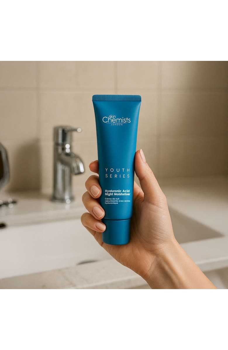 SKINCHEMISTS Youth Series 1% Hyaluronic Acid Night Moisturiser 50ml, Alternate, color, White