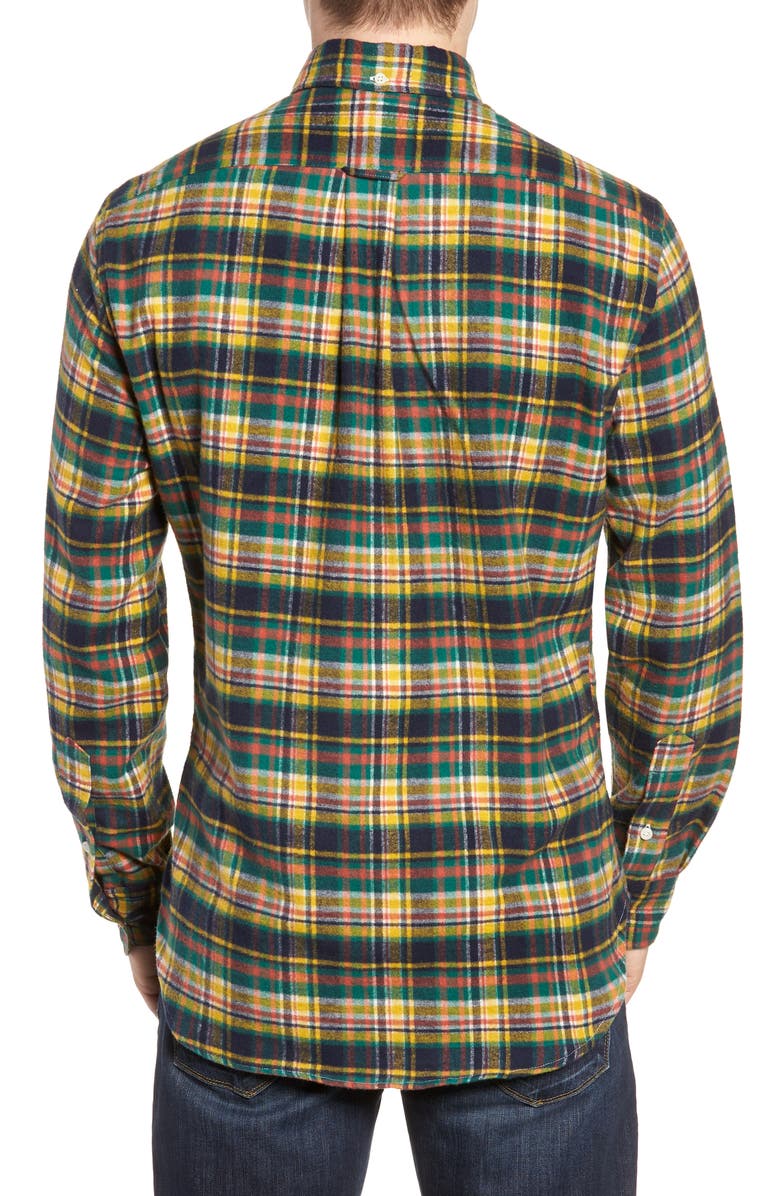 Gitman Hunter Regular Fit Plaid Flannel Shirt, Alternate, color,