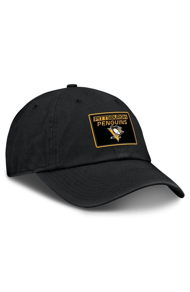 FANATICS Men's Fanatics Black Pittsburgh Penguins Authentic Pro Prime Adjustable Hat, Alternate, color, Black