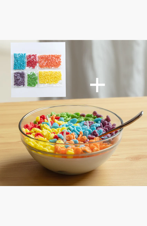 Southlake Gifts Fruity Pebbles Cereal Candle In Fruity Pebbles + Extra Cereal