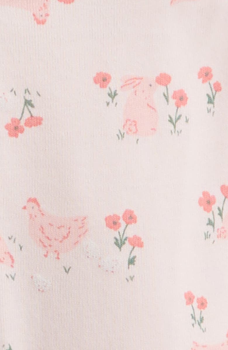 Nordstrom Ruffle Embroidered Collar Bodysuit & Leggings, Alternate, color, 