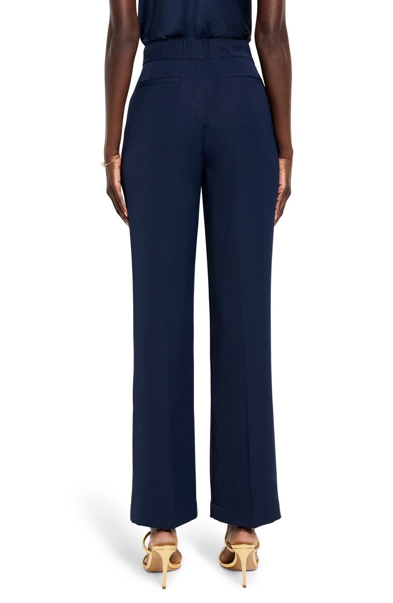 NIC+ZOE Social Edit Wide Leg Pants, Alternate, color, Dark Indigo
