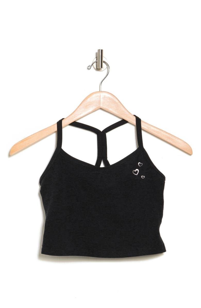 Beyond Yoga Heart Foil Racerback Crop Top, Alternate, color,