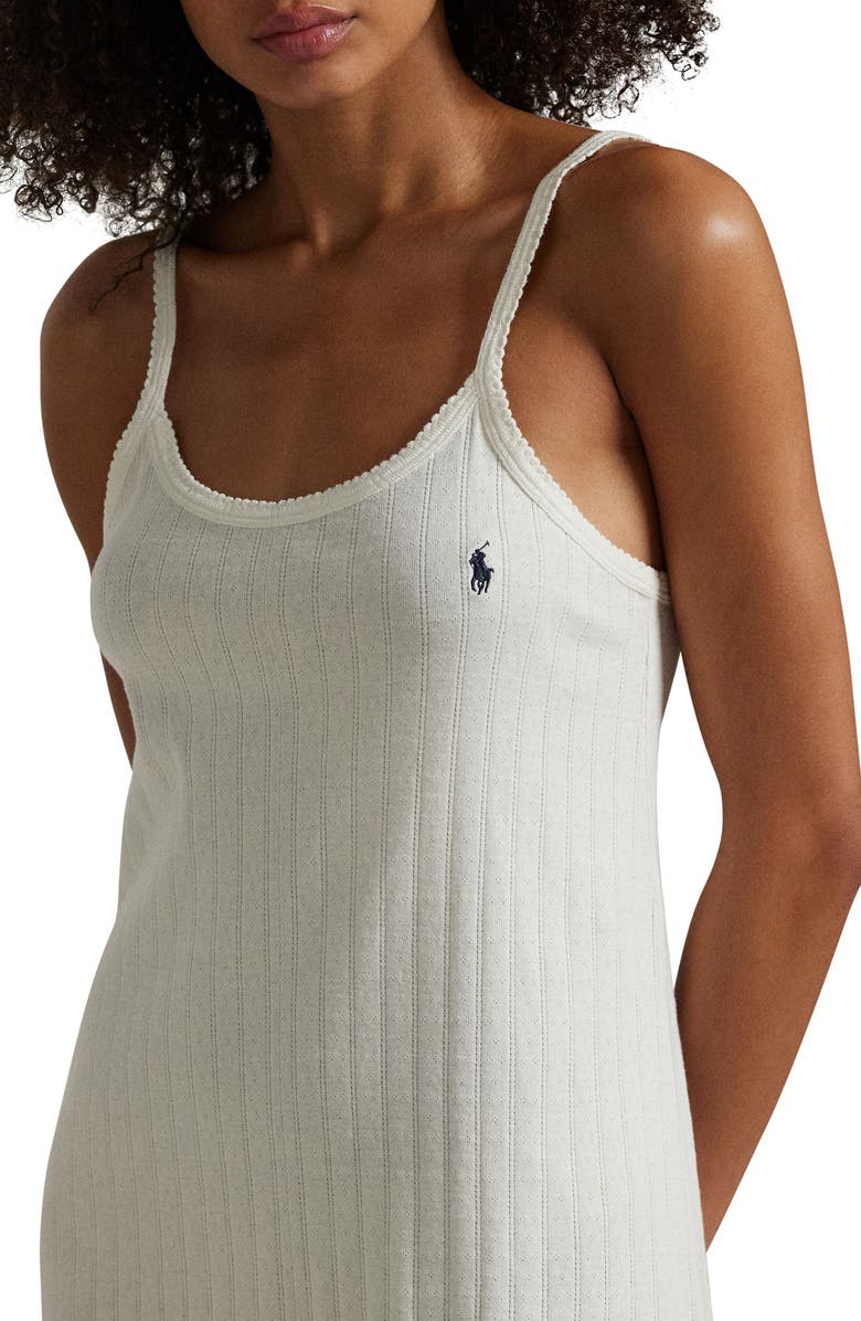 Polo Ralph Lauren Pointelle Cotton Chemise, Alternate, color,