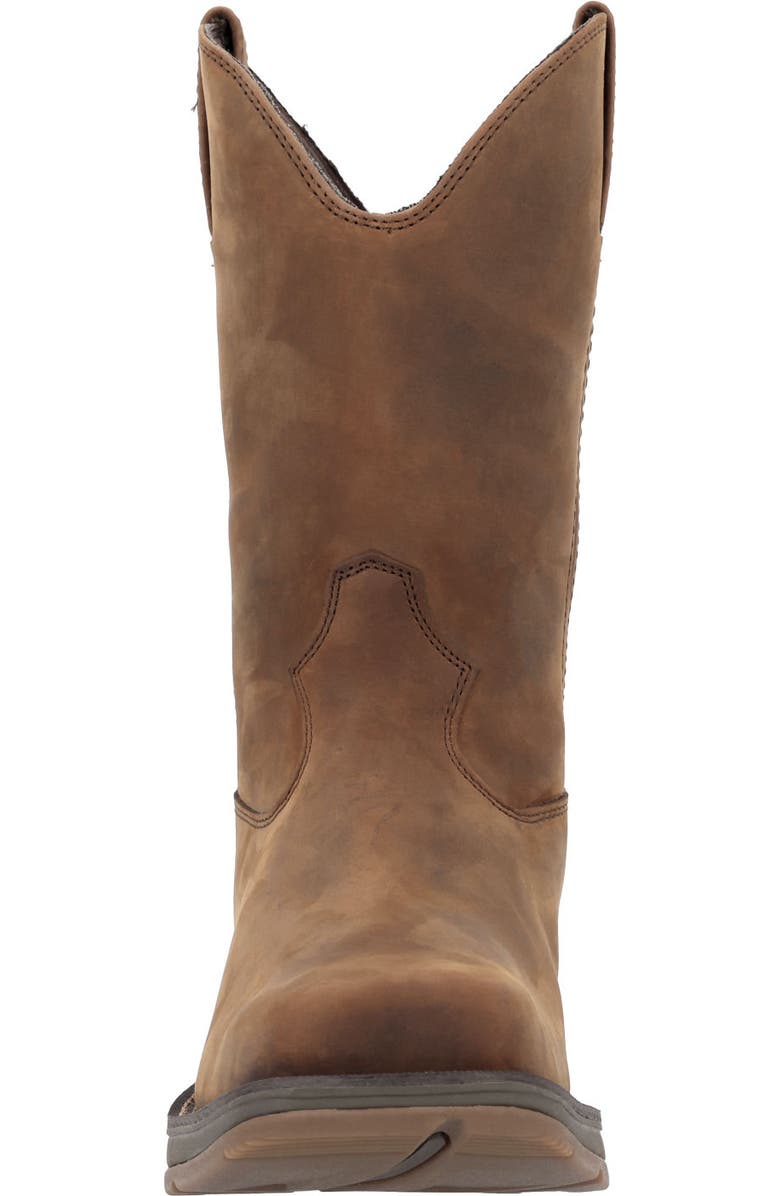 DURANGO Brown Pull On Western Boot, Alternate, color, Trail Brown
