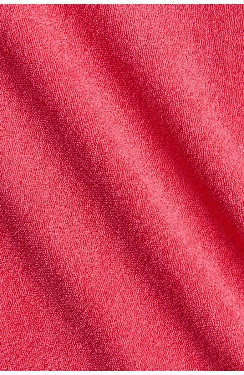 H&M 2-piece Frill-trimmed Terry Set, Alternate, color, Hot Pink