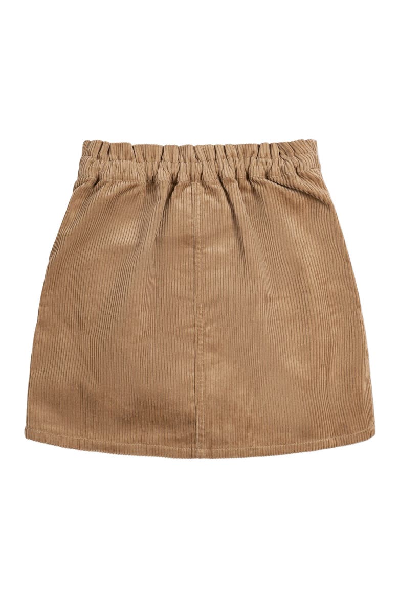 Girls' Corduroy Cinch Waist Skirt, Kids, Alternate, color, Medium Brown Corduroy