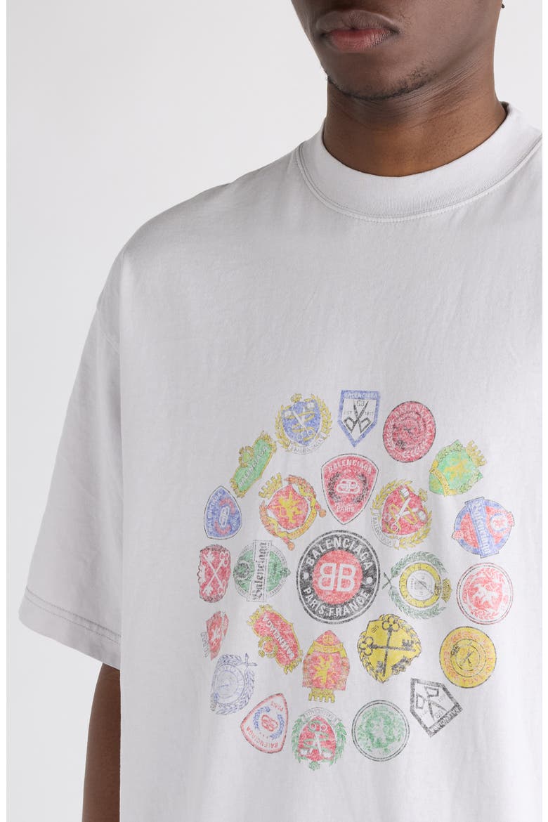 Medium Fit Graphic T-Shirt, Alternate, color, 9012 DIRTY WHITE