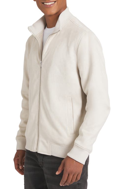 DKNY SPORTSWEAR DKNY SPORTSWEAR CITY FAUX SUEDE BOMBER JACKET