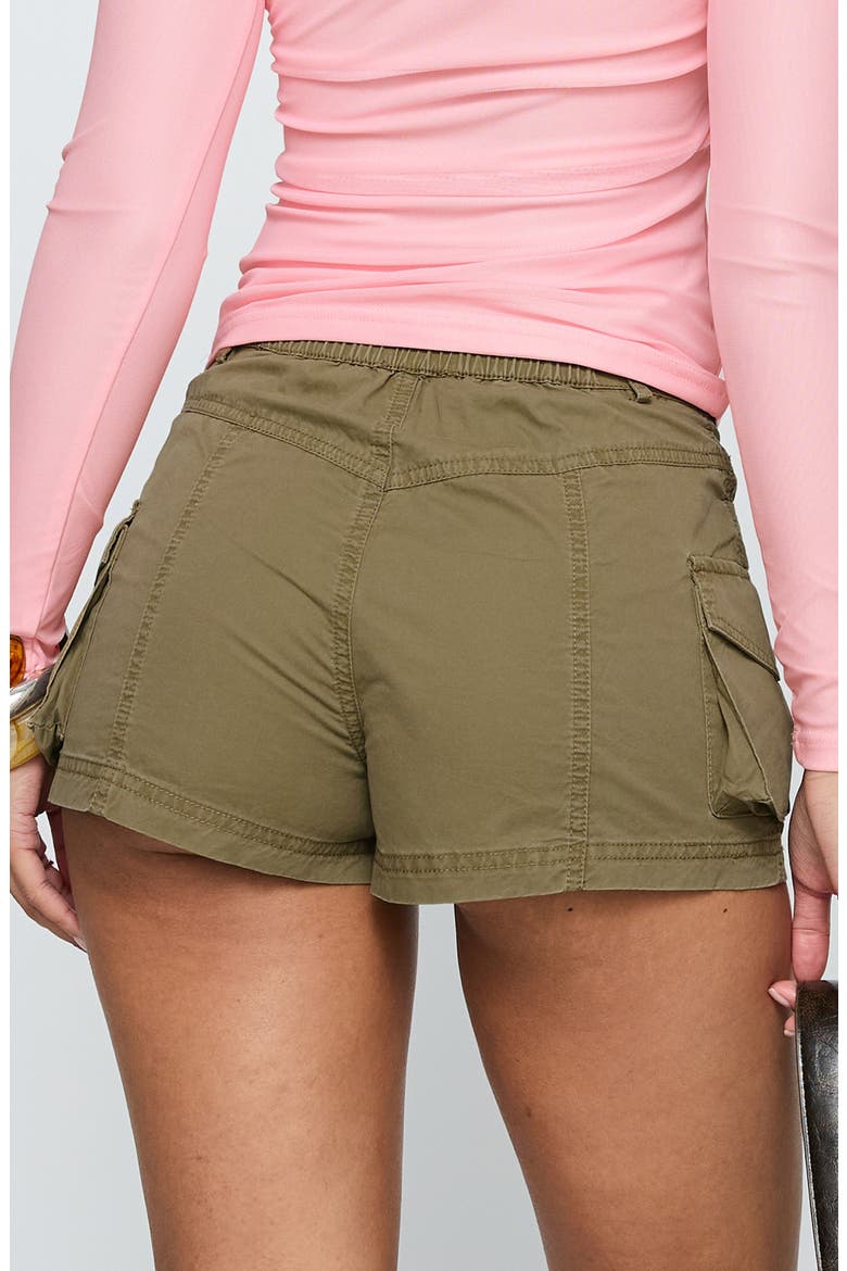Colonel Cotton Poplin Cargo Shorts, Alternate, color, OLIVE GREEN