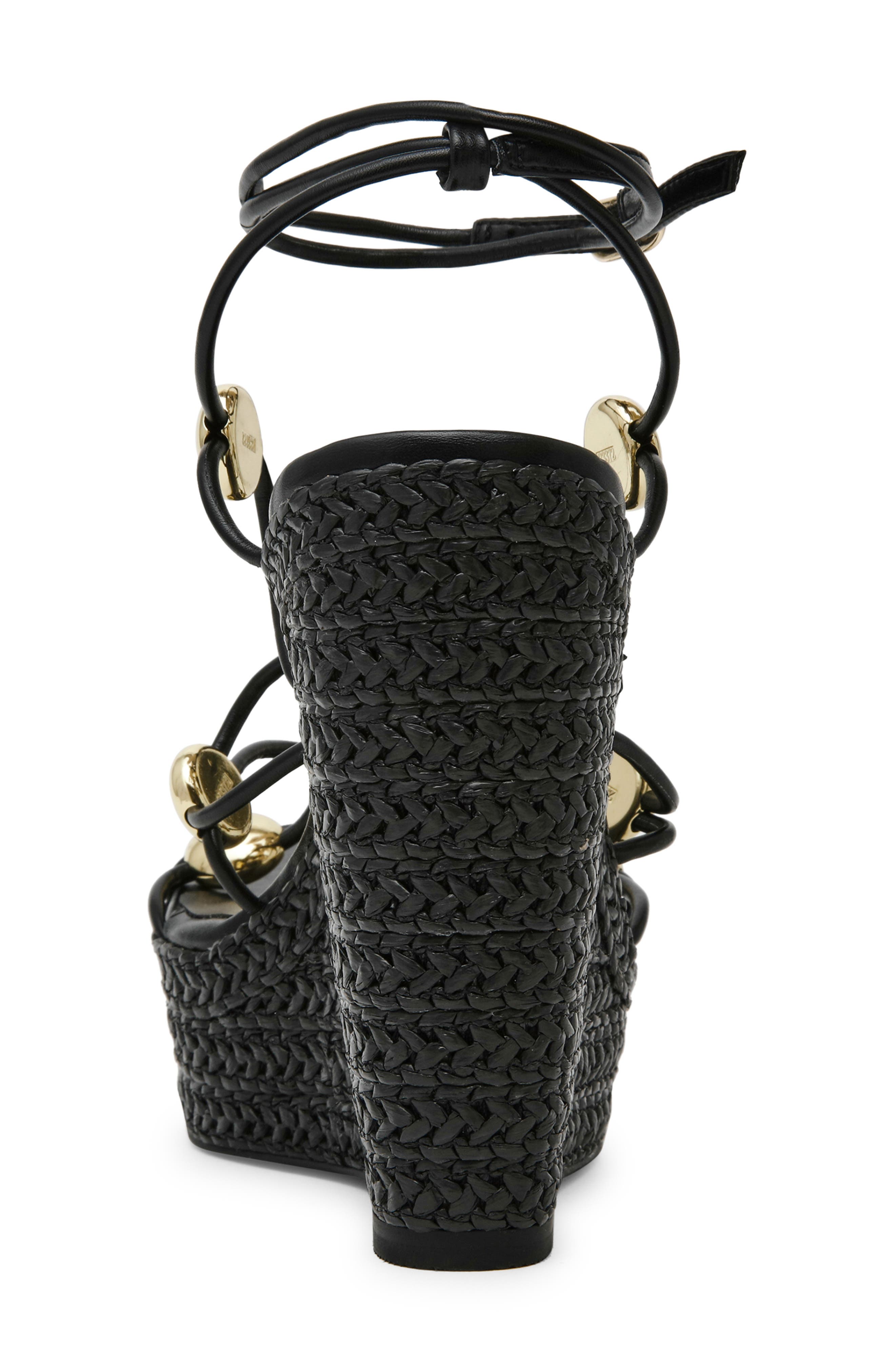 Steve Madden Oaklie Platform Slide Sandal, Alternate, color, Black