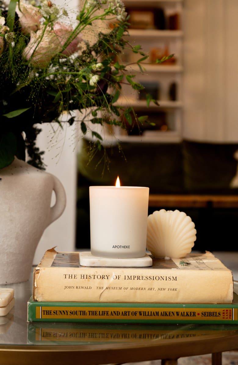 APOTHEKE Grapefruit Blossom Scented Candle, Alternate, color, White