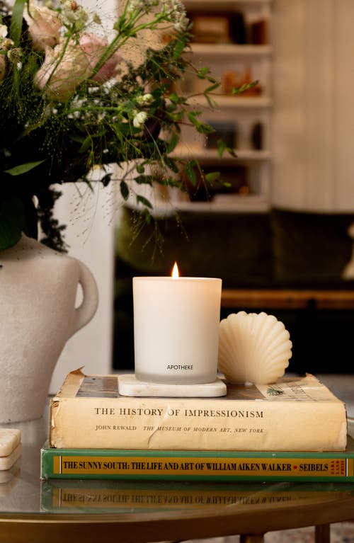 Apotheke Grapefruit Blossom Scented Candle In White