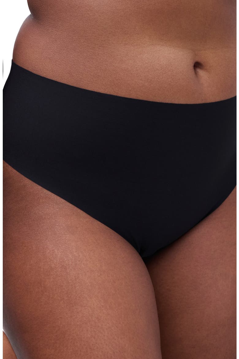 Defi High Cut Briefs, Alternate, color, BLACK